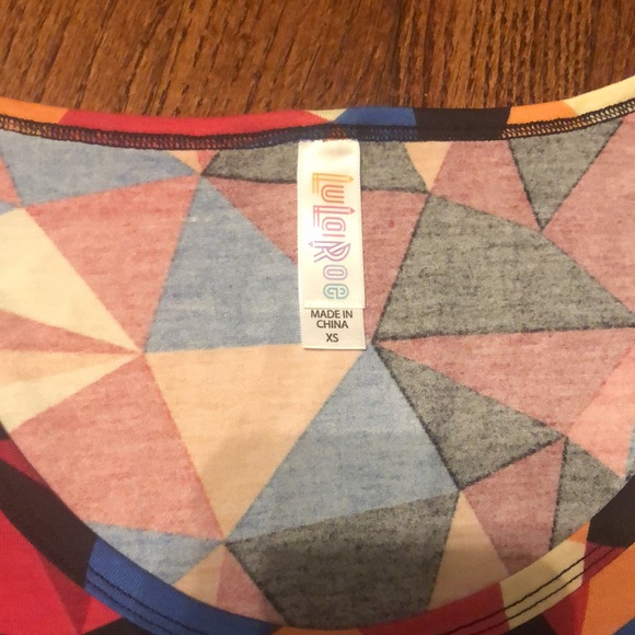 Lularoe Multicolored Classic T Size XS NWT - Picture 3 of 6
